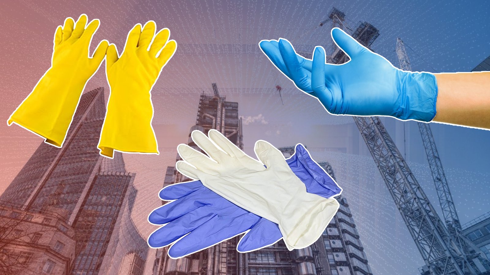 Rubber Safety Gloves 